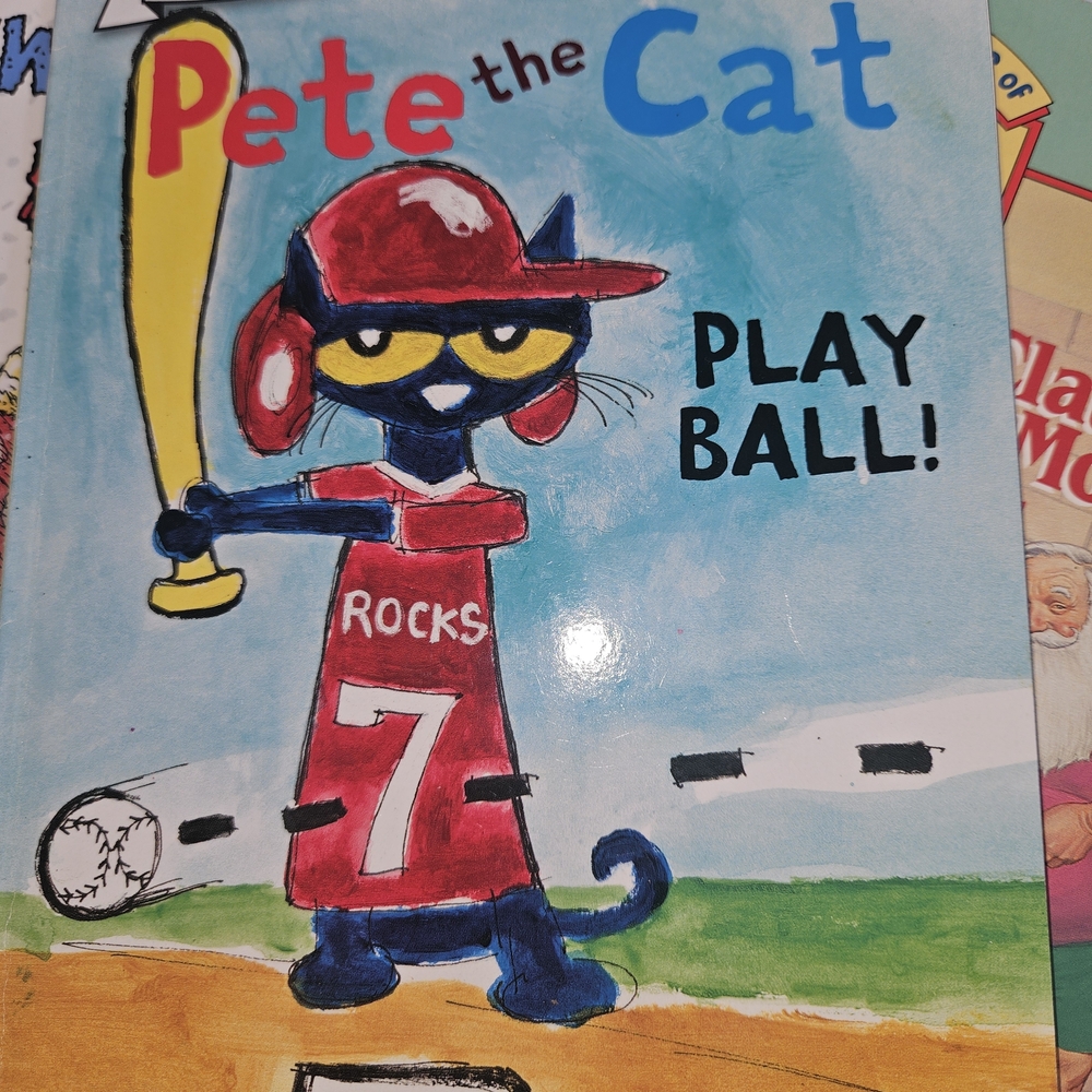 Pete the Cat Play Ball Book. Buy 1 Book Listing, Get 1 Free